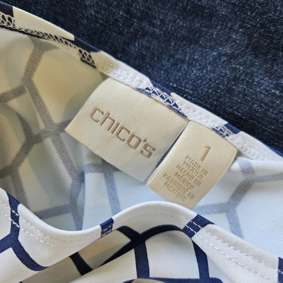 Chico's Honeycomb Tank - Navy Blue - Picture 2 of 2